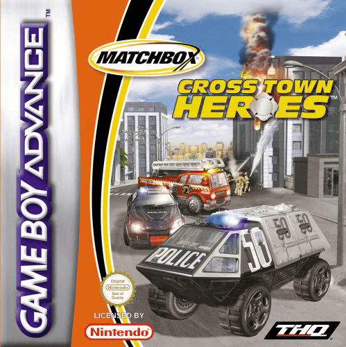 Matchbox Missions Air Land & Sea Rescue & Emergency Response box art for GameBoy Advance